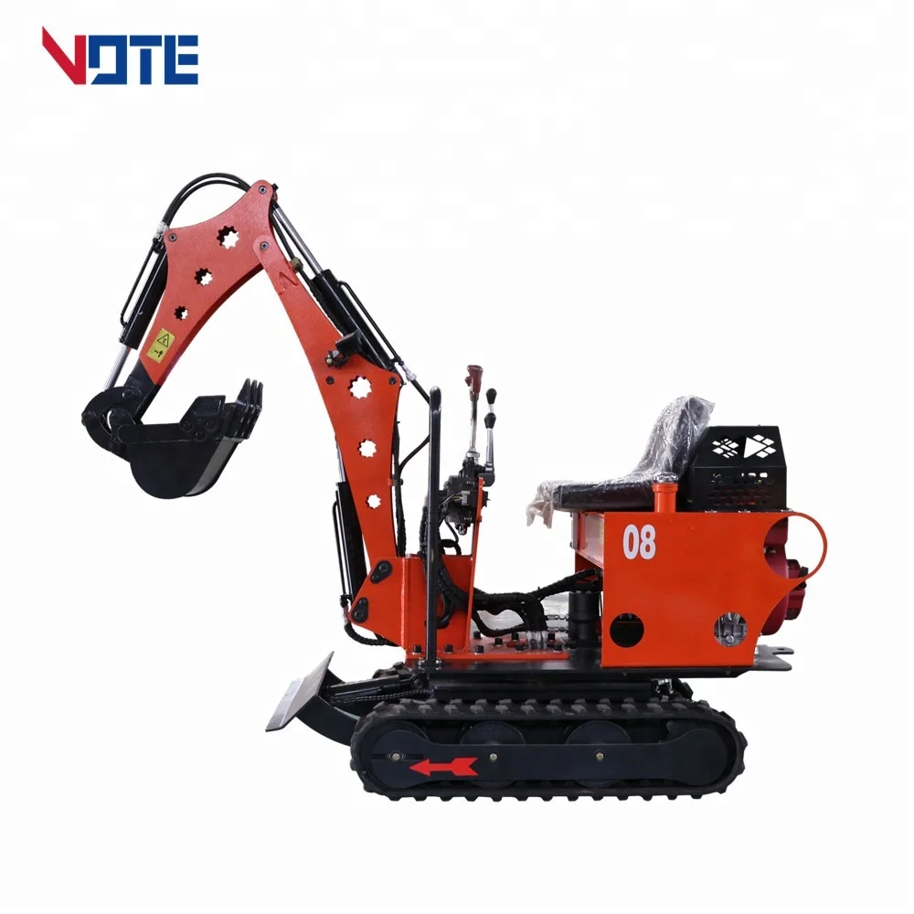 

0.8 Ton China Mini Excavator For Sale With Attachments CE Verified Hydraulic Digger Color Customizable