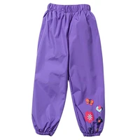 2020 spring autumn waterproof trousers of the girls high quality fashion children pants candy color pants for girls kids pants