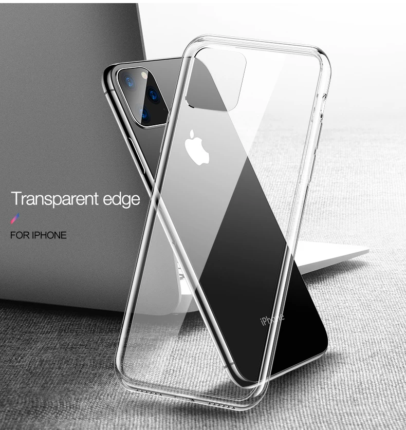 YBD Роскошный чехол для iPhone 11 PRO MAX ультра тонкий мягкий из полиуретана