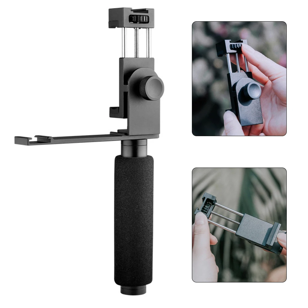 

Mini Flexible Phone Holder Tripod Clip Handle Grip 1/4 Adapter Mount Bracket for Mobile Phone Handheld Gimbal Accessories