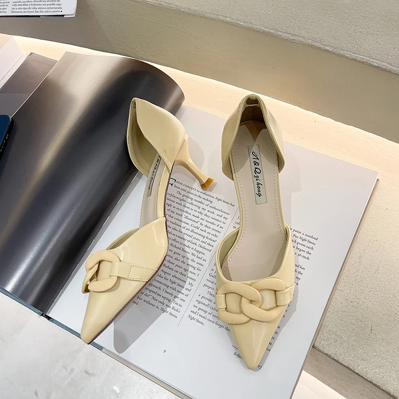 Женские туфли-лодочки с острым носком вечерние на высоком каблуке 6 см размеры 34 |