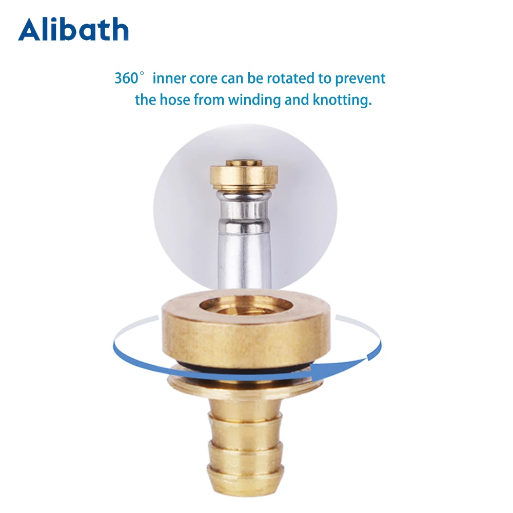 ПВХ высокого давления Гладкий шланг для душа утолщение анти обмотки ванны