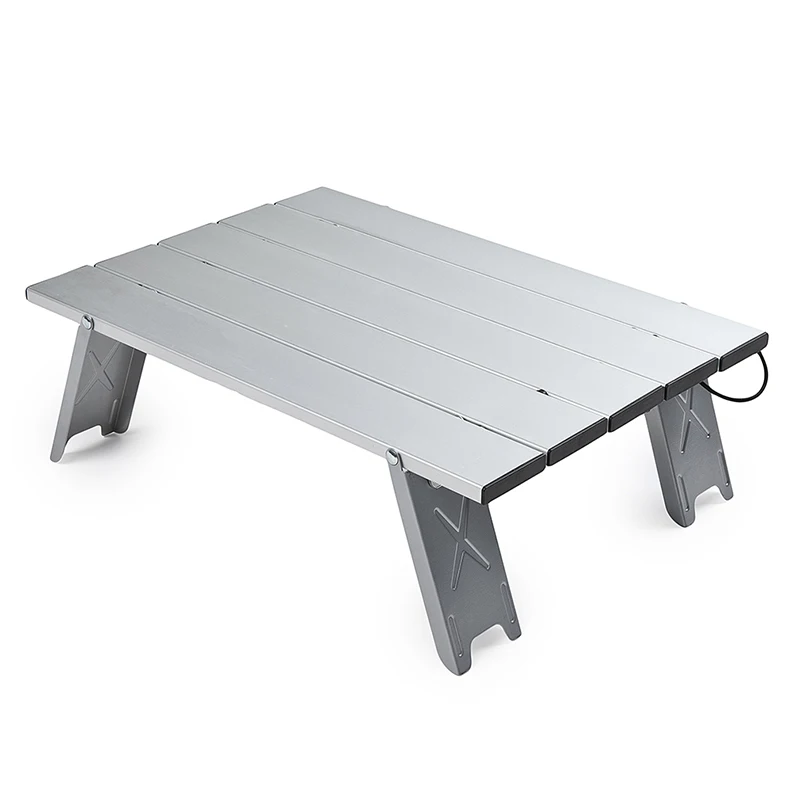 

Outdoor Portable Folding Table Camping Hiking Desk Traveling Outdoor Picnic Aluminum Plate Ultra-light Portable Table