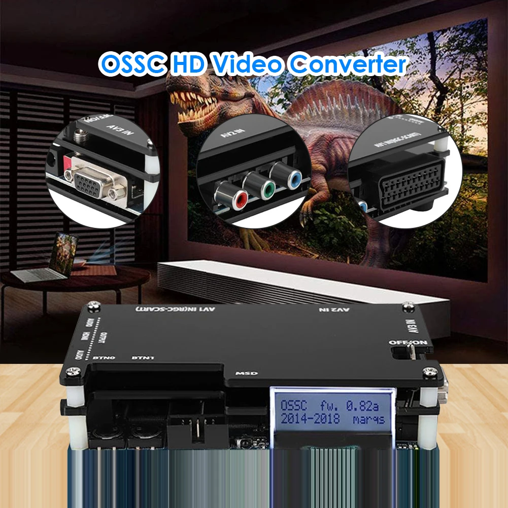 

Модернизированный комплект конвертеров OSSC HDMI, подходящий для HD видео преобразования Супер ретро игровых консолей для PS 2 1