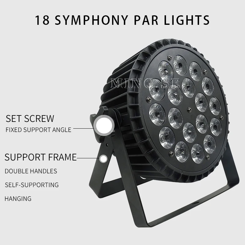 18x12W RGBW 4in1 Par светодиодный Wash Светодиодный плоский Can 18x18w RGBWA UV 6in1 светильник ing для