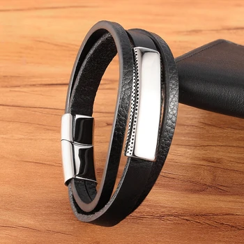 Luxury Leather Bracelet Multi-layer 2