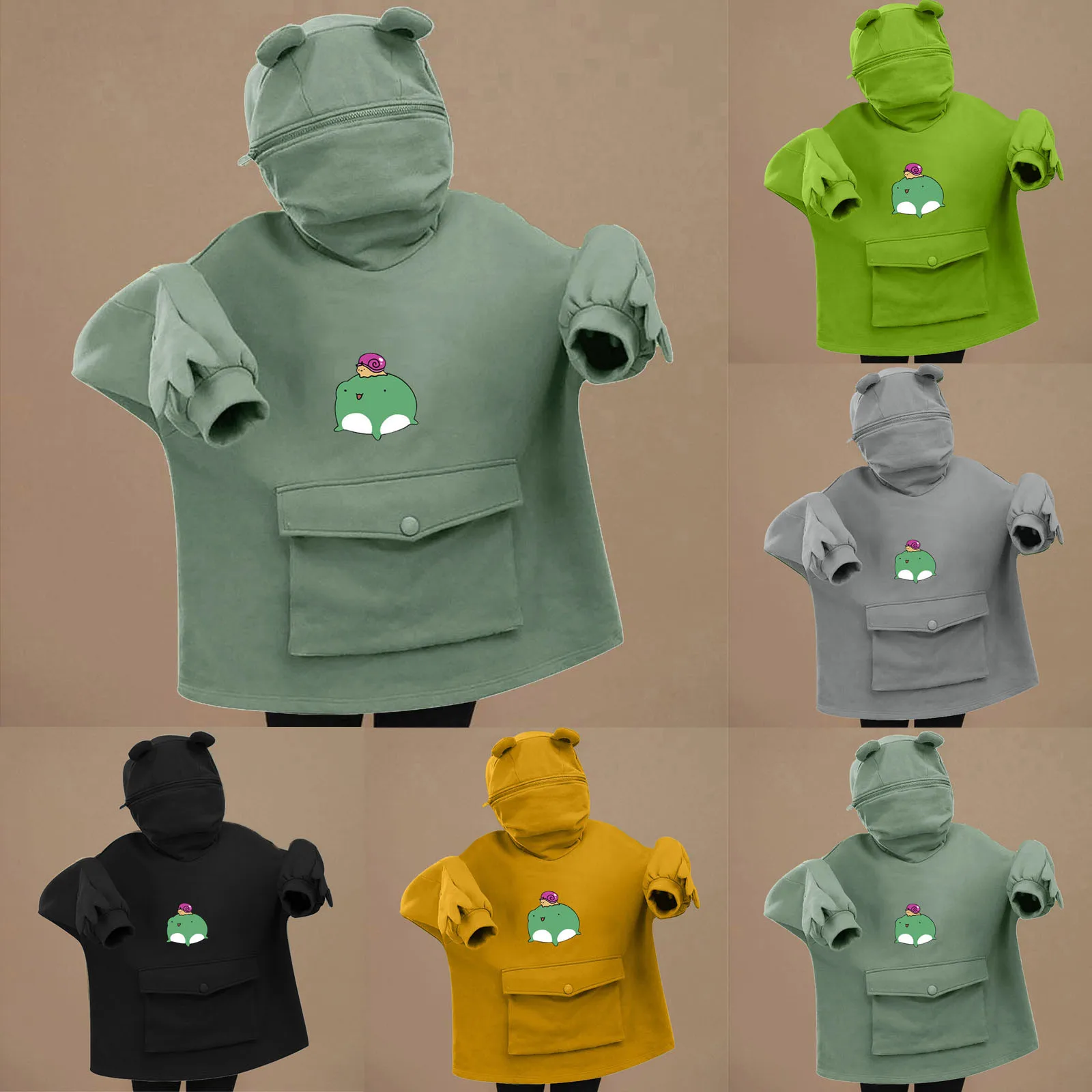 Женская свободная толстовка корейские модные толстовки пуловер на молнии с