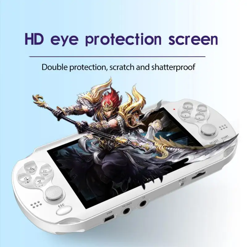 

X12 4.3 Inch Video Game Console Built In 10000+ Games 8GB Handheld Double Joystick Game Controller Spupport AV Output TF Card
