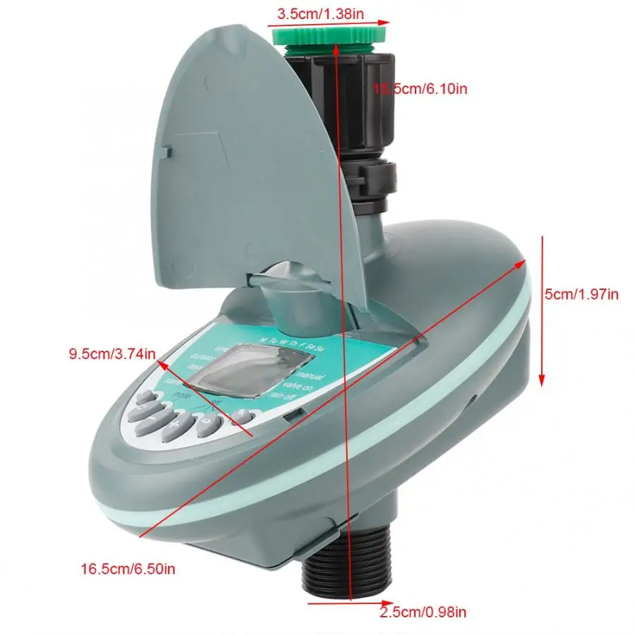 

Automatic Smart LCD Display Electronic Garden Water Timer Watering Irrigation System Controller for garden