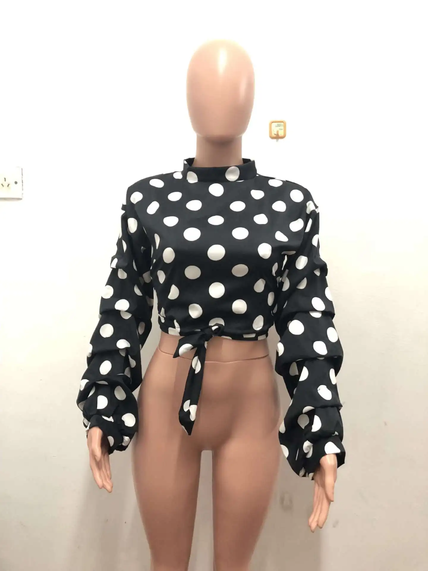 Летние милые офисные размера плюс красные элегантные блузки женская