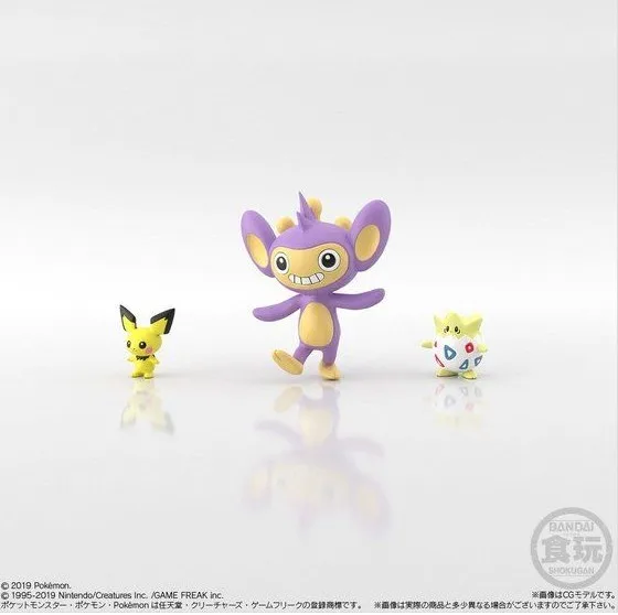 Оригинальный BANDAI 1/20 масштаб мир Пикачу Popplio Litten фигурка фигурки модель куклы