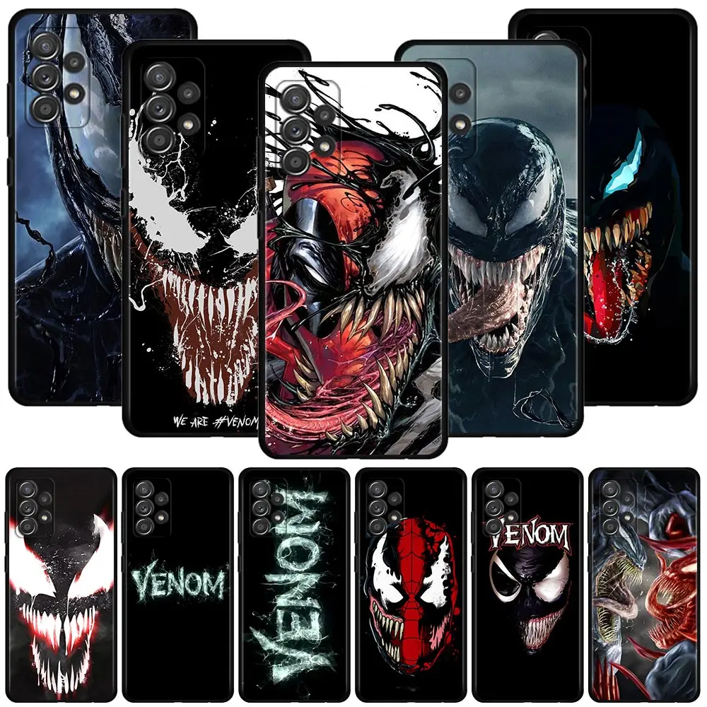 

Venom 2 MARVEL Phone Case For Samsung Galaxy A51 A71 A41 A31 A11 A01 A72 A52 A42 A32 A22 A52s A21s A02s A03s A12 A02 Shell