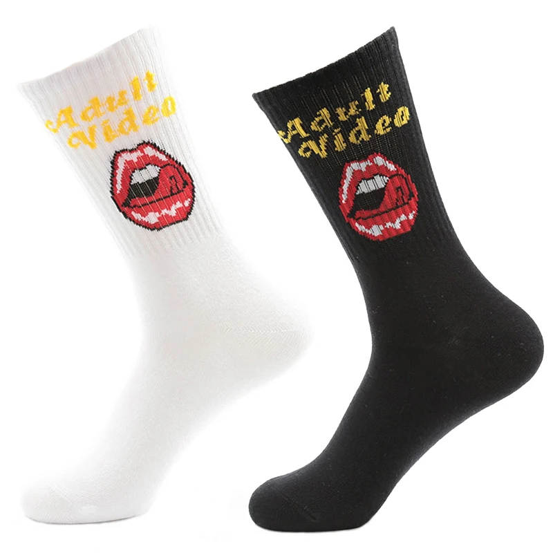 2 пар/лот в стиле &quotхип хоп&quot скейтборд уличной носки для мужчин из хлопка Акула