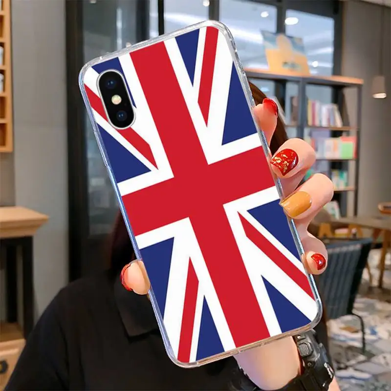 LJHYDFCNB Флаг Великобритании Лондон Мягкий силиконовый чехол для телефона из ТПУ