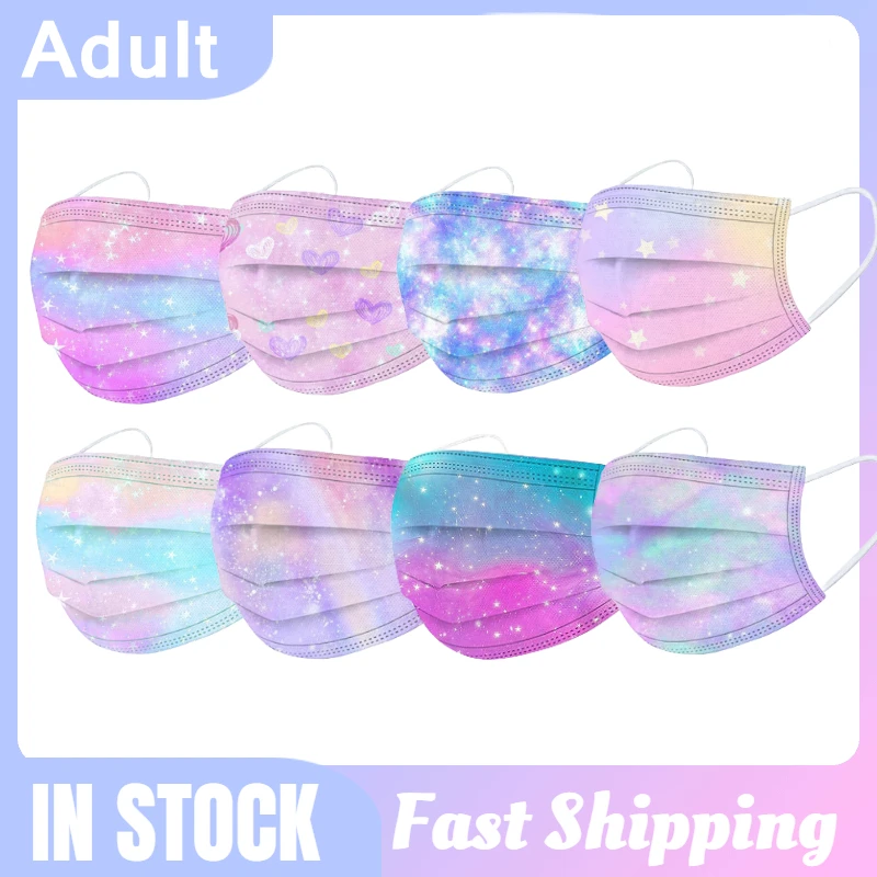 10-100 шт. маски для лица с эффектом звездного неба | Безопасность и защита