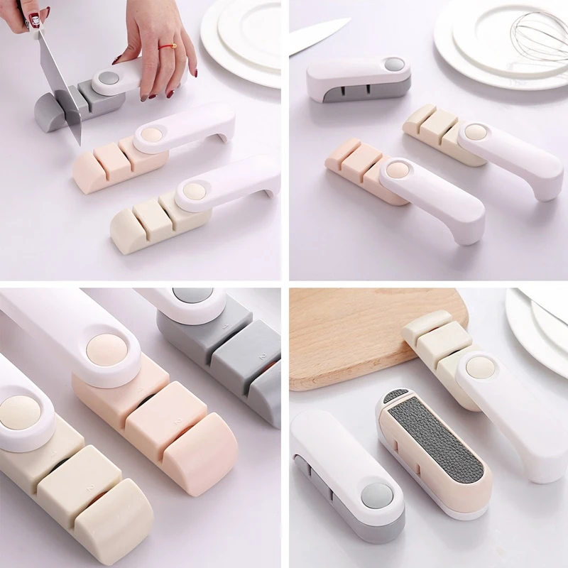 

Two Stage Professional Knife Sharpener Quick Sharpener Knife Sharpener Sharpening Stones Stone Whetstone Kitchen Tools Gadgets
