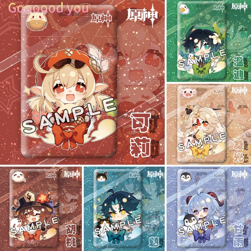 

Genshin Impact Mobile Phone Lanyard Cute Figure Xiao Klee Venti Keychain Sling Student ID Card Badge Bag Pendant A Friend Gift