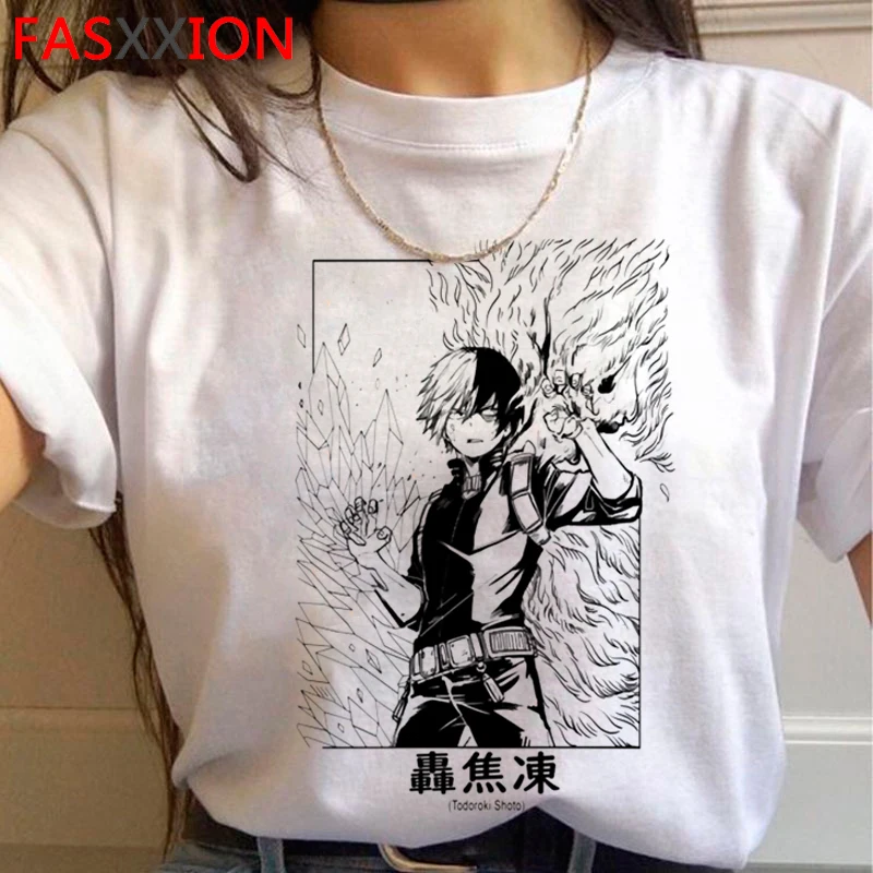 

My Hero Academia Bakugou Boku No Hero Academia Todoroki summer top male couple clothes kawaii vintage clothes kawaii