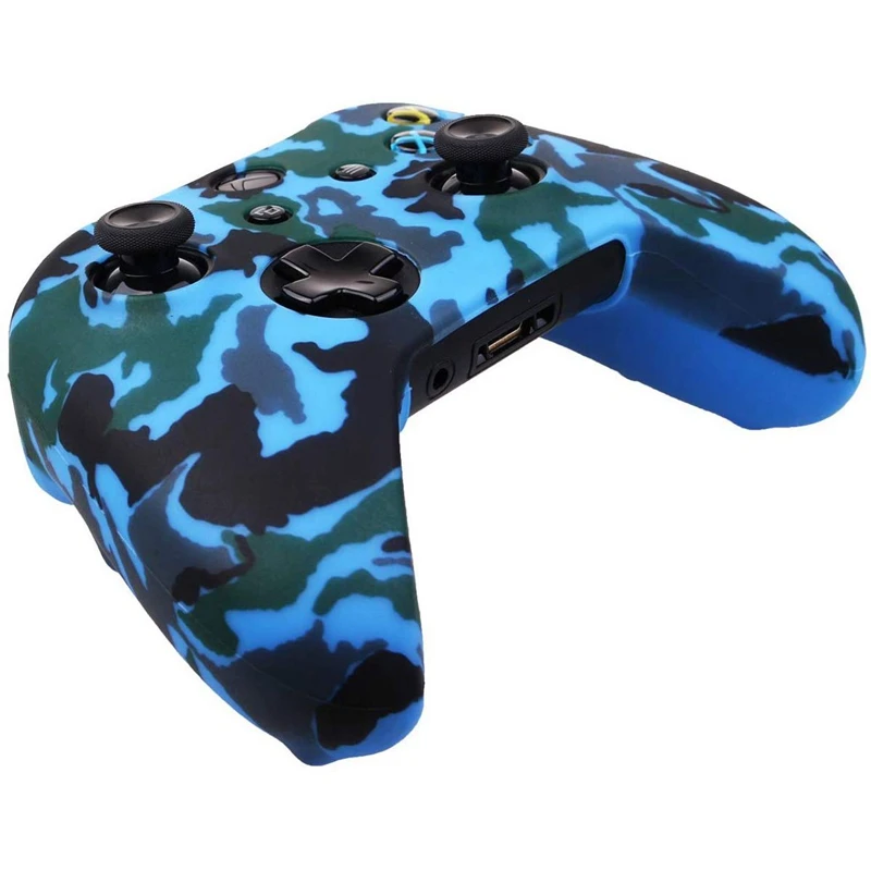 AABB 2Pcs водопроводная Печать Камуфляж силиконовый чехол для microsoft Xbox One X и S