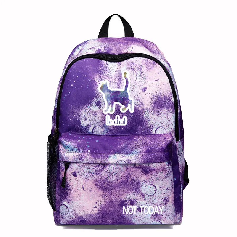 Школьные ранцы с рисунком ленивого кота для подростков рюкзак 3D принтом Not Taday и USB