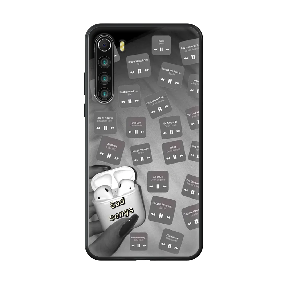 

Beautiful landscape Simplicity Phone case For Xiaomi Redmi Note 8T 8 9 7 7A 8 8A 4 5 9S Pro black shell 3D coque painting