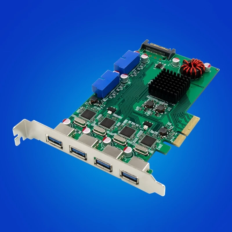 Промышленная карта PCI-E X4 P17C9X2G с USB 19pin встроенным 15-контактным портом питания SATA N18