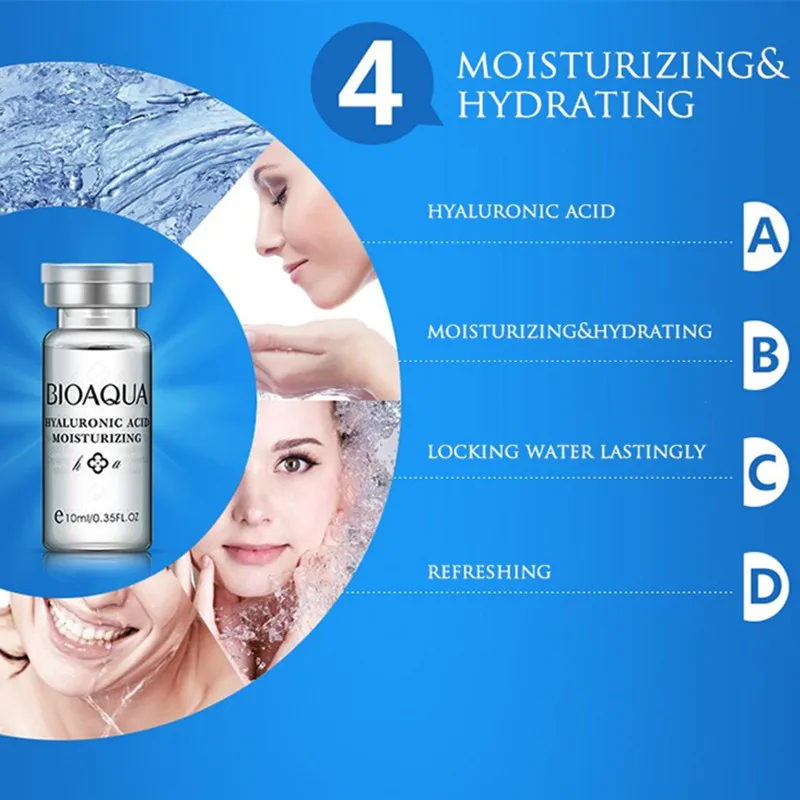 Гиалуроновая кислота Сыворотки витамин c лицо улитки увлажняющий лифтинг кожи