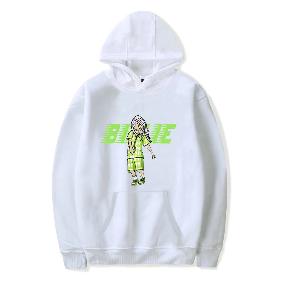 New17 Billie Eilish Толстовка Мужская Черная хлопковая толстовка пара светящаяся Billie Elish Толстовка простая сохраняющая тепло Женская/мужская одежда - Цвет: New17