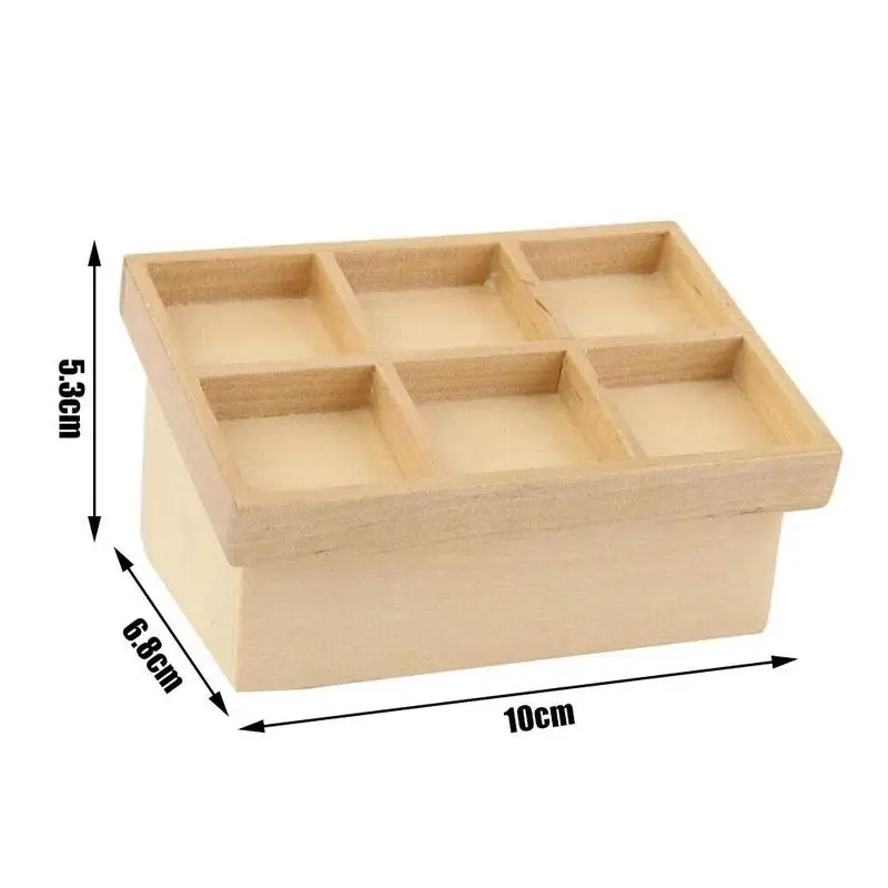 

1:12 Wooden Dollhouse Fruit Vegetable Rack Miniatures Furniture Model Handmade Fruit Rack Stall Doll House Accessories