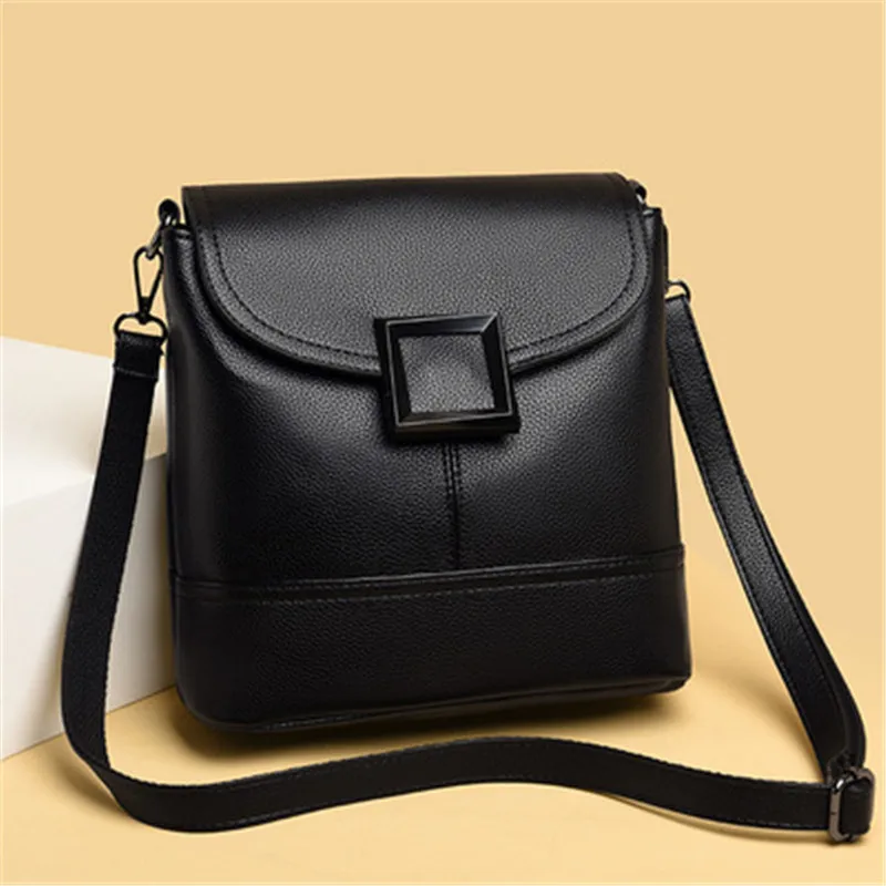 

2021 Luxury women's one-shoulder handbag PU Leather quality Messenger Casual Fashion Classic Women's bag Messenger Handbag