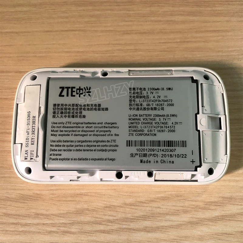 Разблокированный zte MF90 MF920V 4G Wi-Fi роутер 150mbs Mifi Мобильная точка доступа карман 4G модем Carfi 2000 мАч батарея с слотом для sim-карты