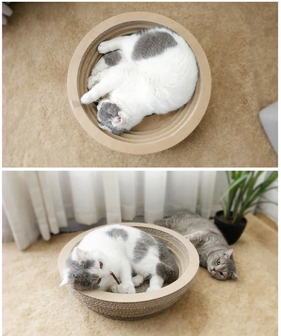 Тип чаши кошка Catnip скребок для ногтей подстилка-кровать игрушка кошки скребок гофрированная бумага котенок Коврик Отдых товары для домашних животных