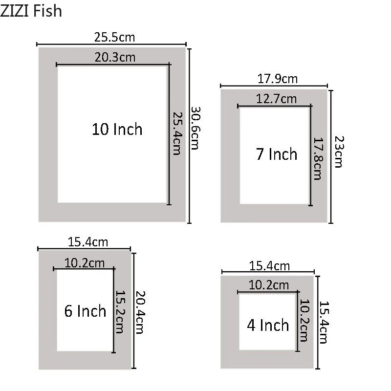 Светильник синяя пластиковая фоторамка 4/6/7/10 дюйма коричневая деревенский