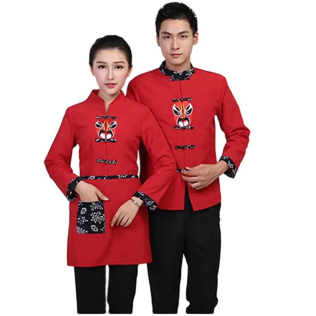 Женский комбинезон с длинным рукавом для официанта | Тематическая одежда и