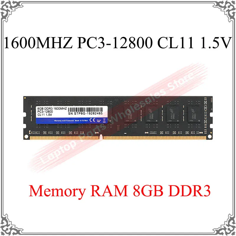 Оперативная память 8 ГБ DDR3 1600 МГц для настольного компьютера и ноутбука CL11 1 5 В ddr 3