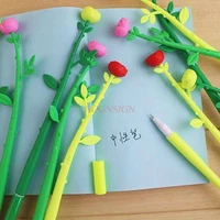 1pcs flower styling gel pen gel pen rose pen student stationery