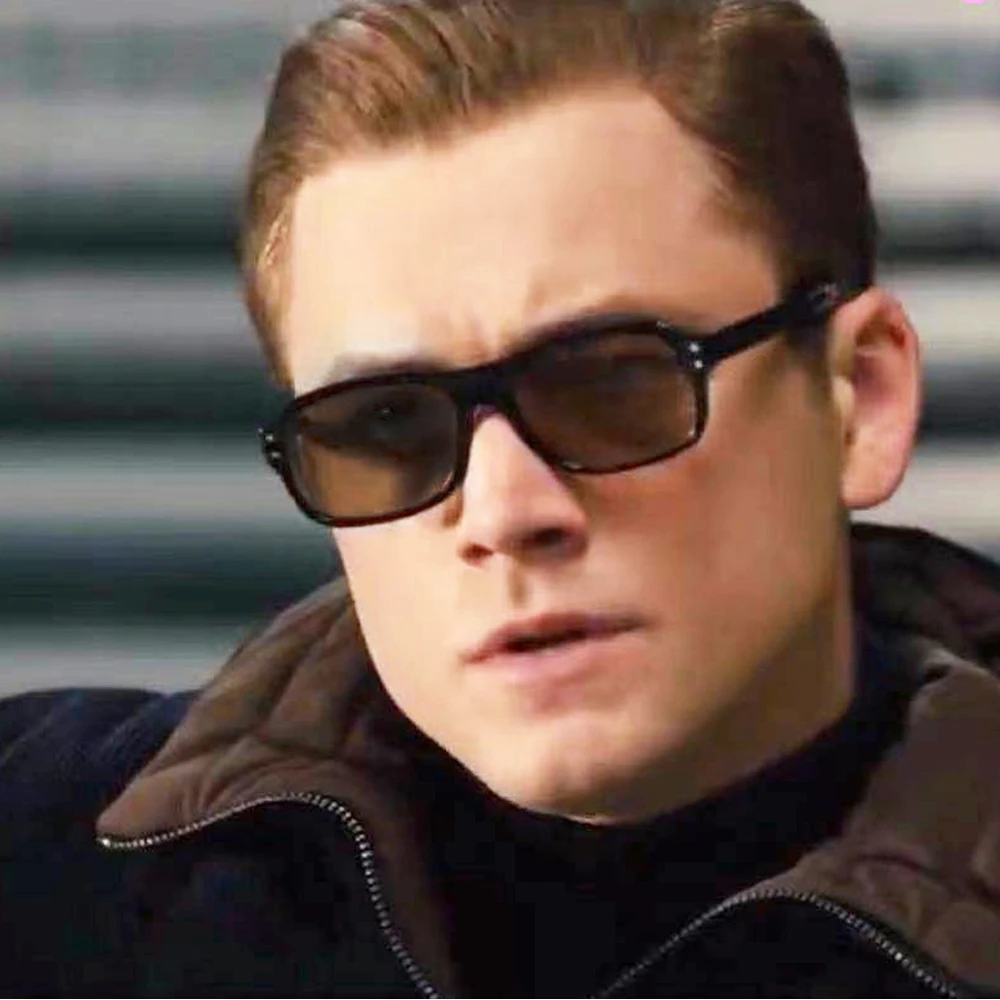 Солнцезащитные очки Kingsman мужские винтажные поляризационные квадратные модные