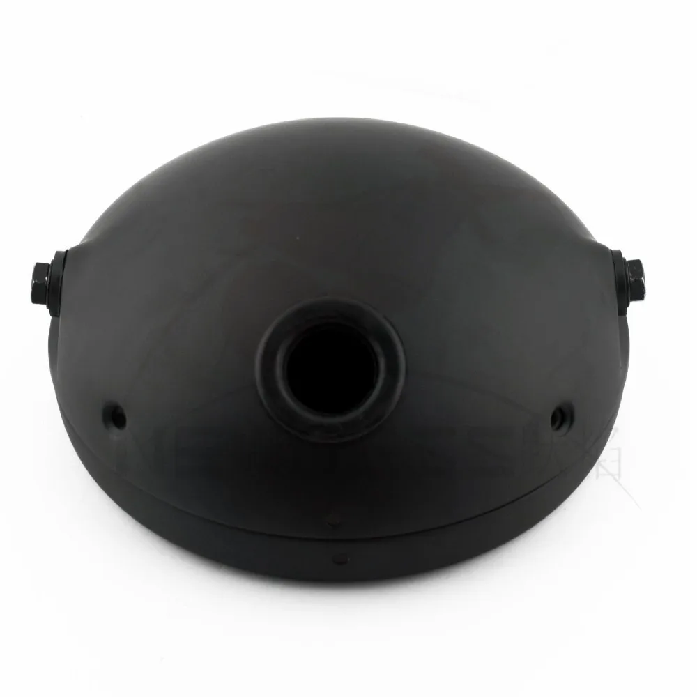 

Hot Sale 7" Retro Bucket Motorcycle Modified Headlights Base Motorcycle Matte Black Headlight Base LED Headlight Shell Universal