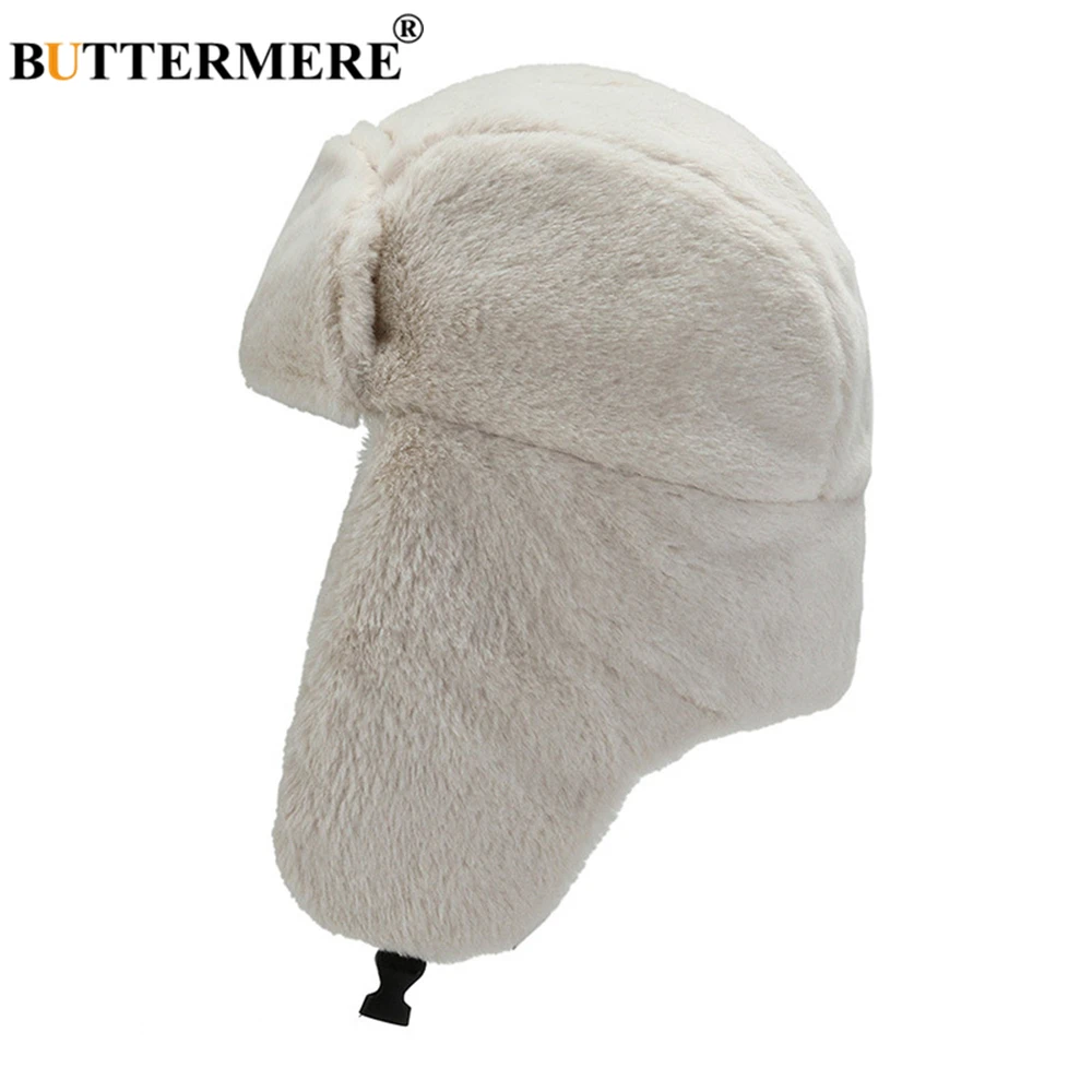 Шапка-бомбер женская с капюшоном Теплая Лыжная Шапка-ушанка из искусственного