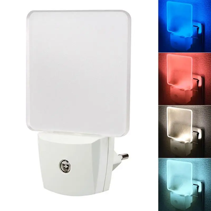 

LED Plug-in Motion Sensor Light Saving Energy Night Light Waterproof Baby Lamp Plastic Eye Protection Lamp Home Bedroom Supplies