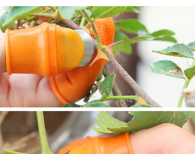 1 Набор силиконовых ножей для пальцев защита сбора овощей набор установки в сад