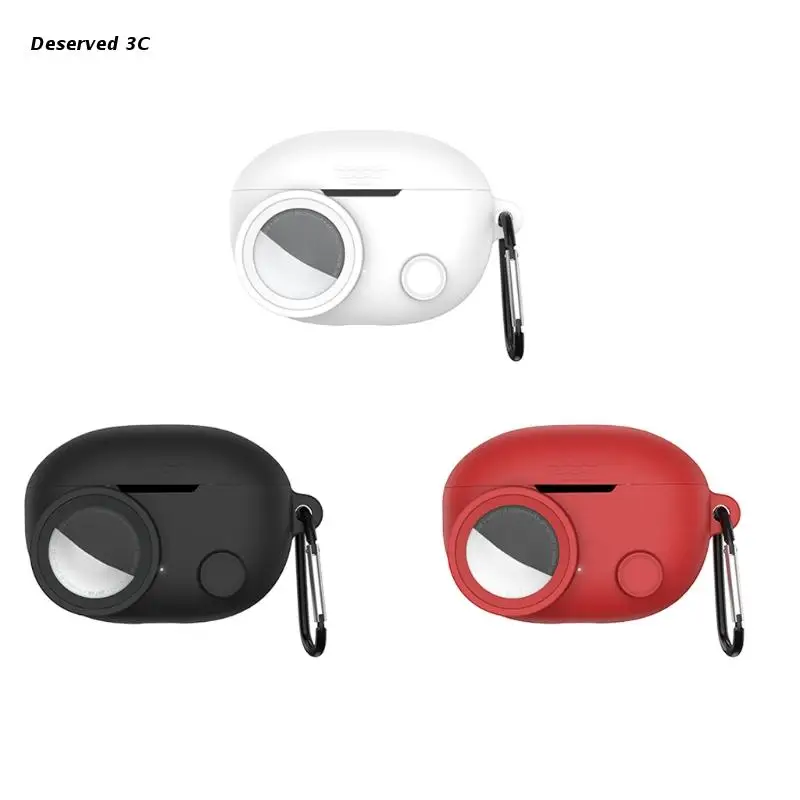 

R9CB Headphone Case Silicone Cover Anti-scratch Sleeve for beats-Studio Buds/AirTags