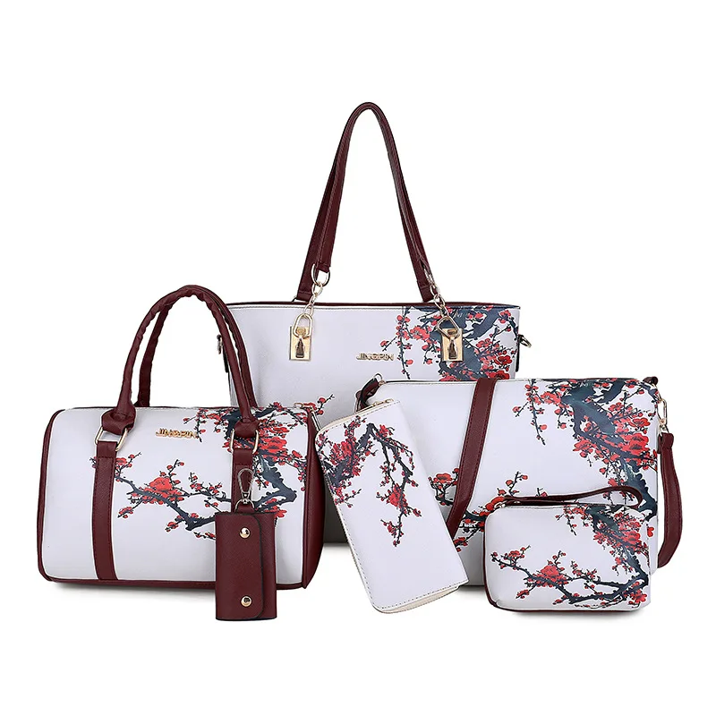 

2021 autumn trend new woman bag six-piece spray handbag shoulder bag messenger bag