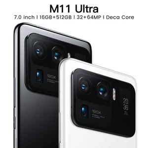 Global Version Mi11 Ultra 5G Smartphone with 16+512GB 7200mAh Support
Face ID Android 11 for Xiaomi Huawei Samsung Mobile Phone