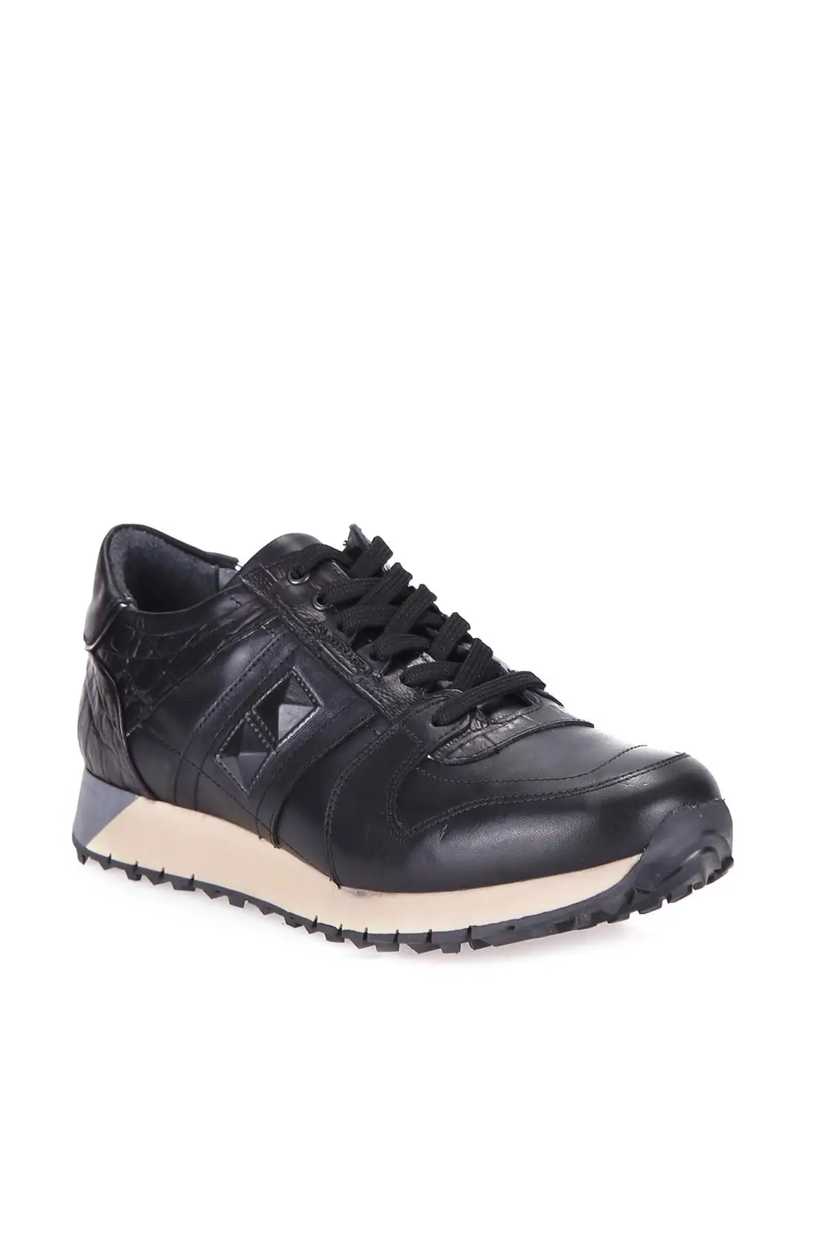 Черные мужские кроссовки Derimod из натуральной кожи|Мужские и кеды| |