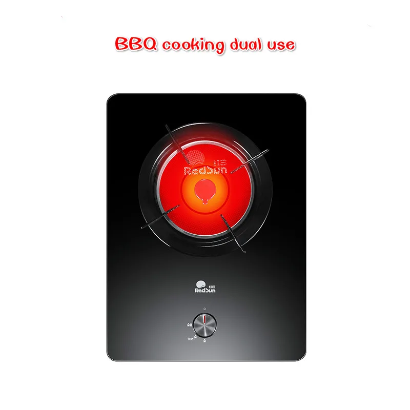 Инфракрасная энергосберегающая газовая плита одинарная для домашнего