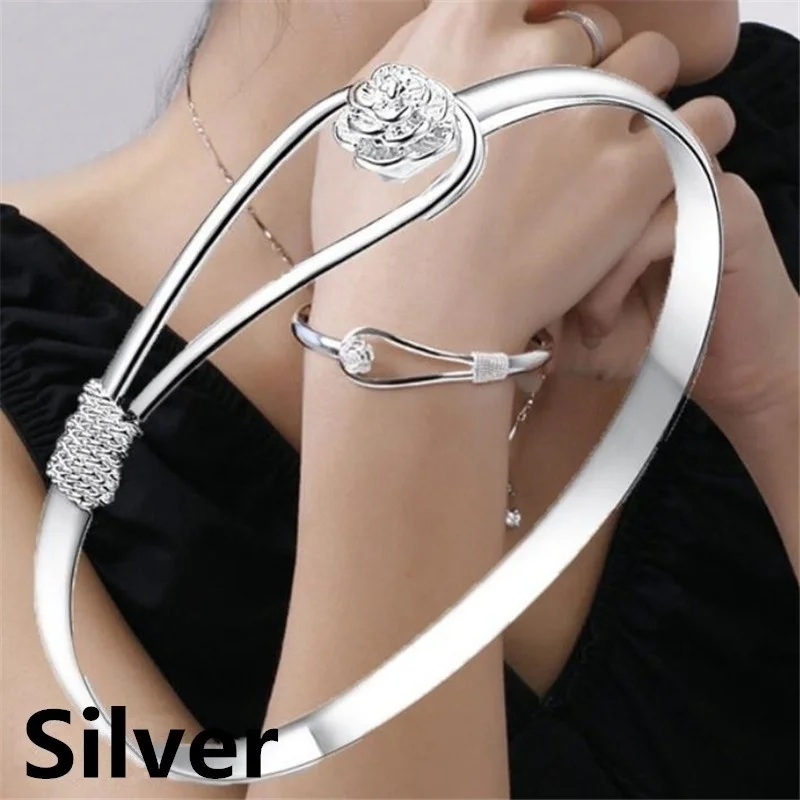 Женский браслет с подвеской sakura из толстой полированной ткани сеткой индийские