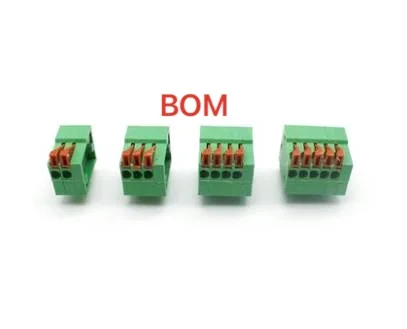 5 шт. HUXUAN KF141R KF141V 2 54 мм шаг PCB прямой ножной соединитель 2/3/4/5/6/7/8/9/10P пружинный
