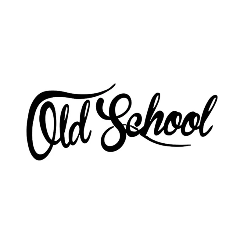 

Old School Funny Vinyl Car Sticker Waterproof Car Decal Stickers on Car Truck Bumper Rear Laptop Car Stickers Car Accessories