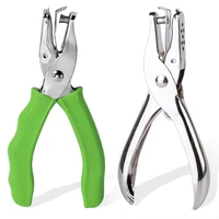 rorgeto high quality hand held hole punch pliers metal single hole puncher handmade leather paper scrapbook pliers home puncher